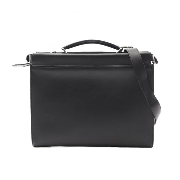 Fendi Peekaboo Fit Business Bag, Leather, Men's, Black, 7VA406 A46X - Picture 1 of 7
